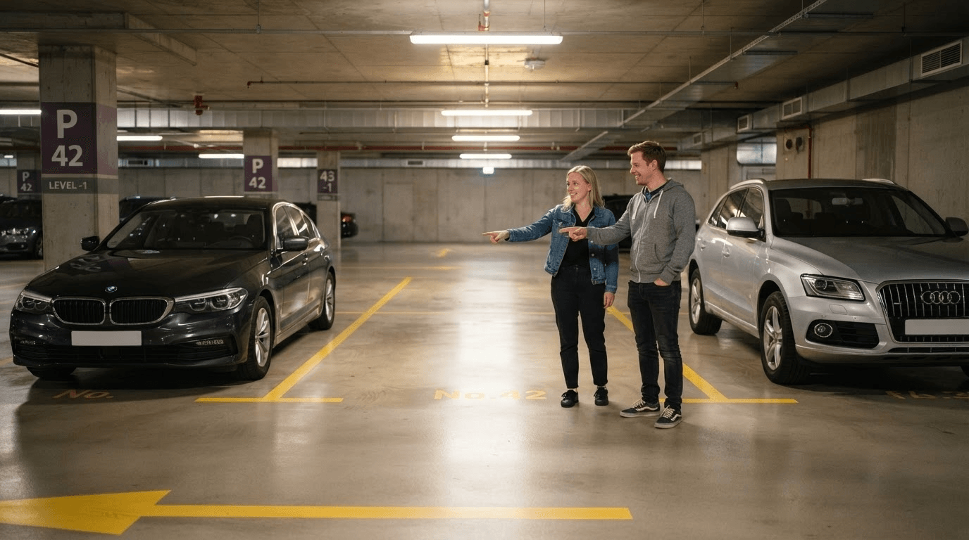 Contrato de arriendo de estacionamiento en Chile